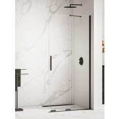 New Trendy Smart Black inloopdouchewand 110 cm zwart mat/helder glas EXK-4192-WU