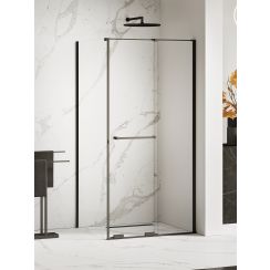 New Trendy Smart Black douchecabine 120x100 cm rechthoekig zwart mat/helder glas EXK-6643