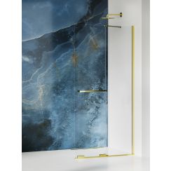 New Trendy Smart Light Gold inloopdouchewand 160 cm gouden glans/helder glas EXK-6735-WU