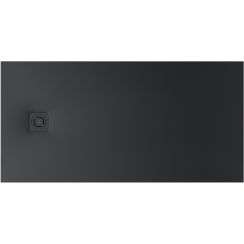 Roca Magma rechthoekige douchebak 100x90 cm zwart APE013E838403400