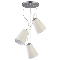 GTV Kasel hanglamp 4x40 W crème OS-KAS3-05-DEC