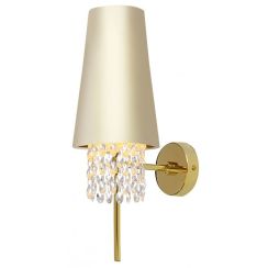 GTV Nesto wandlamp 1x40 W gouden-crème OS-NES2-05-DEC