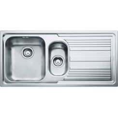 Franke Logica stalen spoelbak 100x50 cm staal 101.0086.252