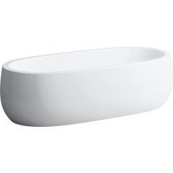 Laufen Alessi One vrijstaand bad 183x87 cm ovaal wit H2459720006251