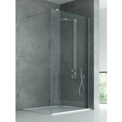 New Trendy New Modus inloopdouchewand 150 cm chroom glans/helder glas EXK-5465