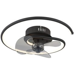 Globo Lighting Koren plafondlamp 1x30 W zwart 03660