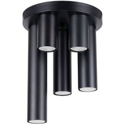 Sollux Lighting Lagos plafondlamp 5x10 W zwart SL.1467
