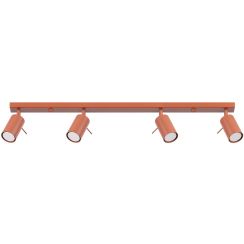 Sollux Lighting Ring plafondlamp 4x10 W rood SL.1510
