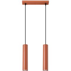 Sollux Lighting Lagos hanglamp 2x10 W rood SL.1490