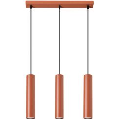 Sollux Lighting Lagos hanglamp 3x10 W rood SL.1491
