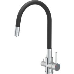 Quadron Agnes waterfilterkraan staand roestvrij staal 52141BS