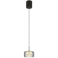 Globo Lighting Fogsy hanglamp 1x6 W zwart 15634