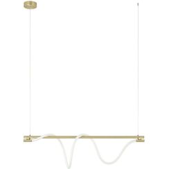 Moosee Serpiente hanglamp 1x22.4 W wit-gouden MSE010100178