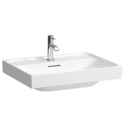 Laufen Meda wastafel 60x46 cm rechthoekig klassiek-meubel wit mat H8101137571041
