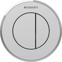 Geberit Typ 10 spoelknop voor het toilet mat chroom 116.055.JQ.1