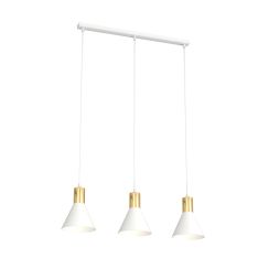 Emibig Rosa hanglamp 3x10 W wit 1389/3
