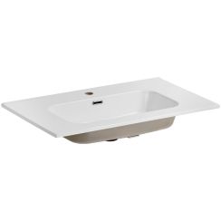 Comad Go wastafel 81x46 cm rechthoekig meubel wit glans GO 80-8095