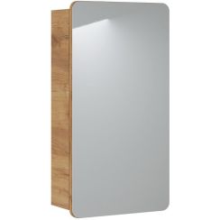 Comad Aruba kast 40x16x75 cm met spiegel eik ARUBA 842 -40CM FSC