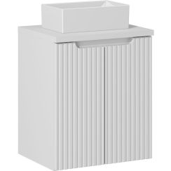Set kast Comad Nova White NOVA WHITE 82-50-2D, wastafel Comad Gaja UN-GAJA35-SW 78570A(35), NOVA WHITE 89-50