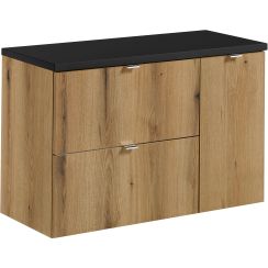 Set kast Comad Nova Oak NOVA OAK A 82-60-2S, kast Comad Nova Oak NOVA OAK A 81-30-1D(W81-02A), NOVA BLACK B 89-90