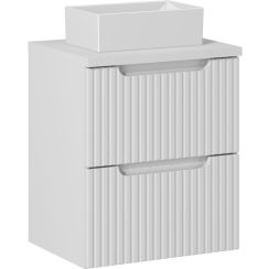 Set kast Comad Nova White NOVA WHITE 82-50-2S, wastafel Comad Gaja UN-GAJA35-SW 78570A(35), NOVA WHITE 89-50