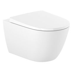 Roca Ona toiletpot hangend zonder kraag met vortexspoeling wit glans A34668C000