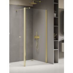 New Trendy New Soleo Light Gold inloopdouchewand 120 cm gouden glans/helder glas K-1973