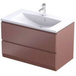 Oristo Brylant kast 79.6x45.5x50 cm hangend onder de wastafel OR36-SD2S-80-19R