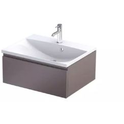 Oristo Brylant kast 59.6x45.5x25 cm hangend onder de wastafel beige OR36-SD1S-60-21