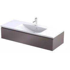 Oristo Brylant kast 119.6x45.5x25 cm hangend onder de wastafel beige OR36-SD1S-120-21