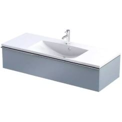 Oristo Etna kast 119.6x45.5x25 cm hangend onder de wastafel blauw OR52-SD1S-120-16
