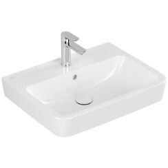 Villeroy & Boch O.Novo wastafel 60x46 cm rechthoekig klassiek wit glans 4A416G01