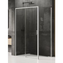 New Trendy Prime douchecabine 150x90 cm rechthoekig chroom glans/helder glas D-0308A/D-0124B