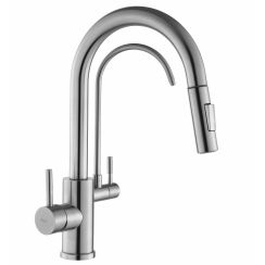 Rea Eco Fresh waterfilterkraan staand nikkel REA-B7563