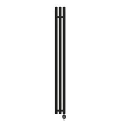 Oltens Stang elektrische verwarming 150x15 cm mat zwart 55119300