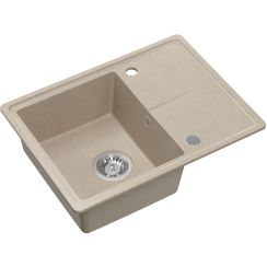 Quadron Tony graniteq spoelbak 60x45 cm beige HTO6045BEK