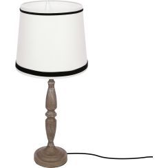 Candellux Cardinale tafellamp 1x40 W grijs 41-40107