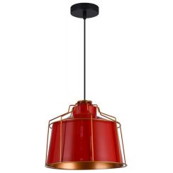 GTV Goa hanglamp 1x40 W rood OS-GOA-20-DEC