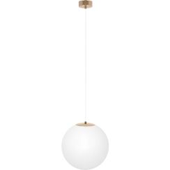 Kaja Lumia hanglamp 1x15 W wit-gouden K-5402