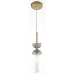 Maytoni Kyoto hanglamp 1x28 W grijs/askleur MOD178PL-01GR