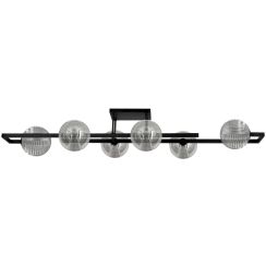 Kaja Tores plafondlamp 6x10 W zwart-grafiet K-5772