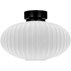 Kaja Peso plafondlamp 1x15 W wit-zwart K-5671
