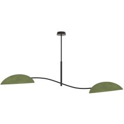 Emibig Lotus plafondlamp 2x10 W groen 1461/2