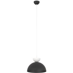 Emibig Lunaro hanglamp 1x12 W wit-zwart 1472/1S