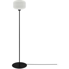 Kaja Sparta staanlamp 1x15 W wit-zwart K-5645
