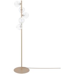 Kaja Tesoro staanlamp 5x10 W doorzichtig-beige K-5702