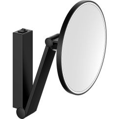 Keuco Cosmetic mirrors make-upspiegel 21.2x31.8 cm rond met verlichting zwart 17612379004