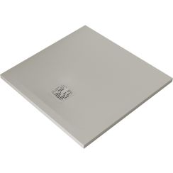 Kludi Terra vierkante douchebak 80x80 cm grijs 08DW09O2
