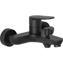 Kludi X1 bad- en douchekraan wand zwart 326913975