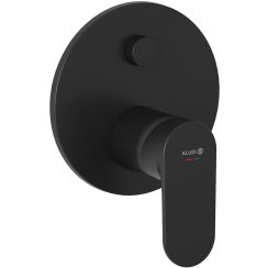 Kludi X1 bad- en douchekraan inbouw zwart 327593975